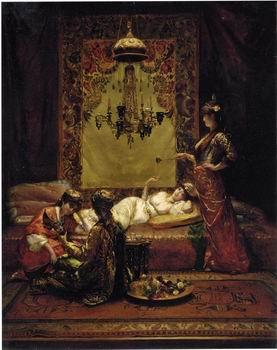 unknow artist Arab or Arabic people and life. Orientalism oil paintings 567